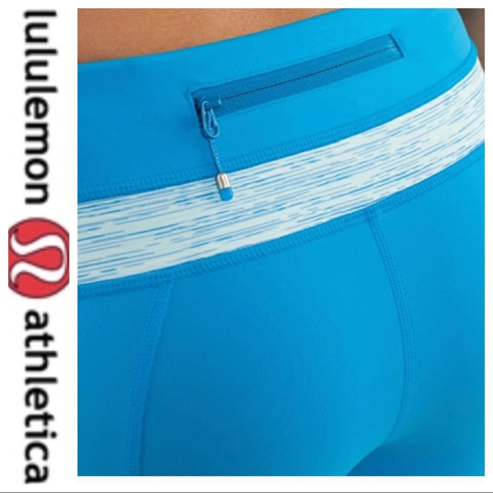 💕SALE💕 Lululemon Blue Run Inspire Crop II - Picture 3 of 14